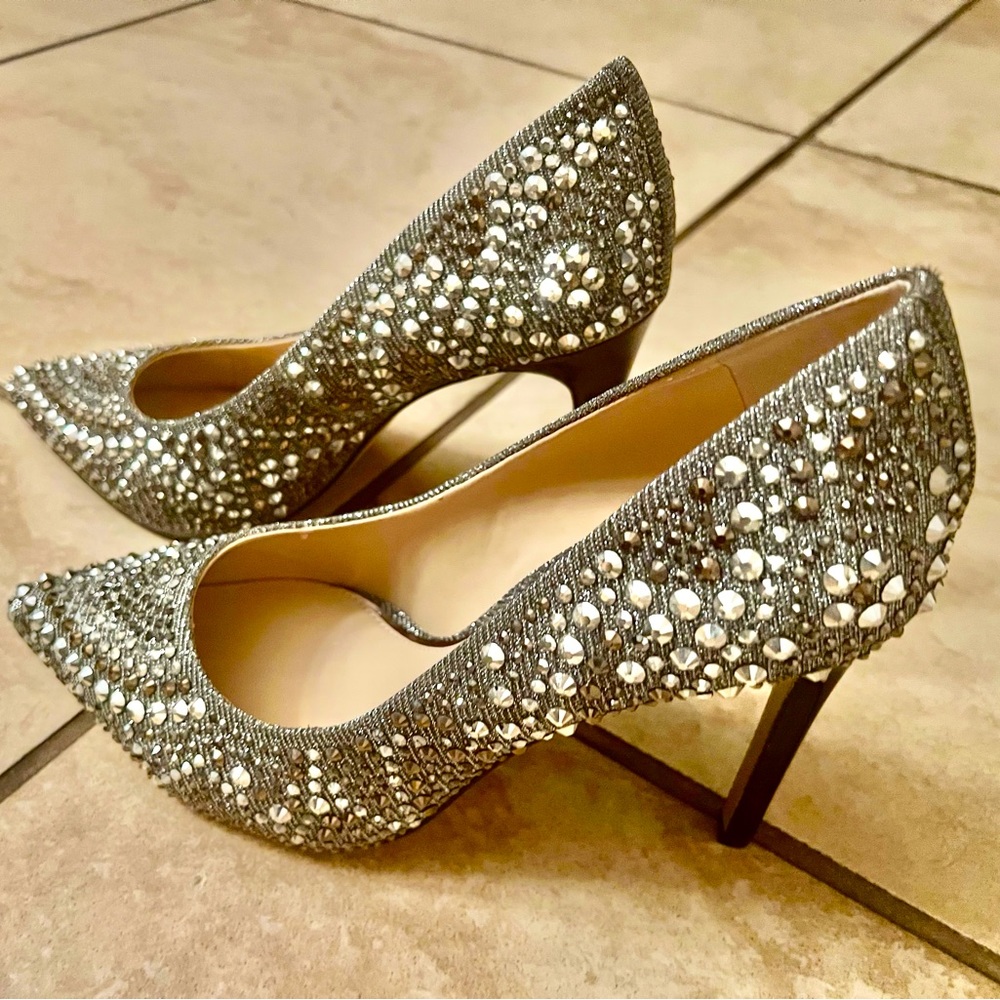 Gianni Bini Rhinestone Embellished Heels